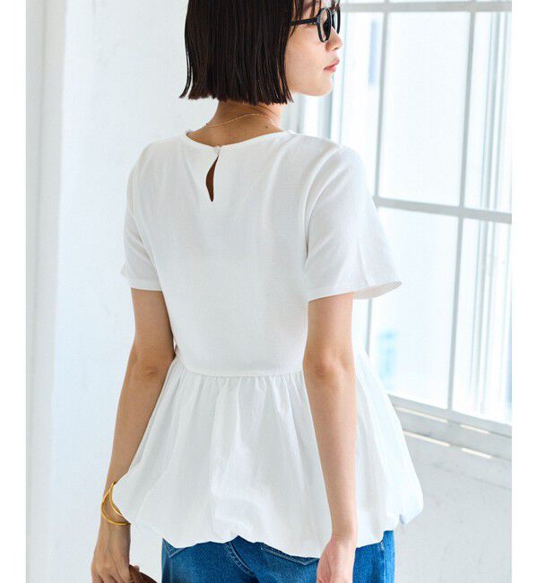 VIS「ペプラムバルーンプルオーバー」|Tシャツ・カットソー|