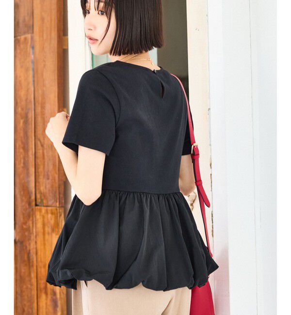 VIS「ペプラムバルーンプルオーバー」|Tシャツ・カットソー|