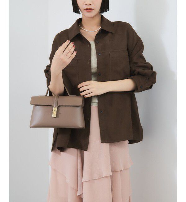 VIS「スエードライクロングスリーブシャツ」|シャツ・ブラウス|