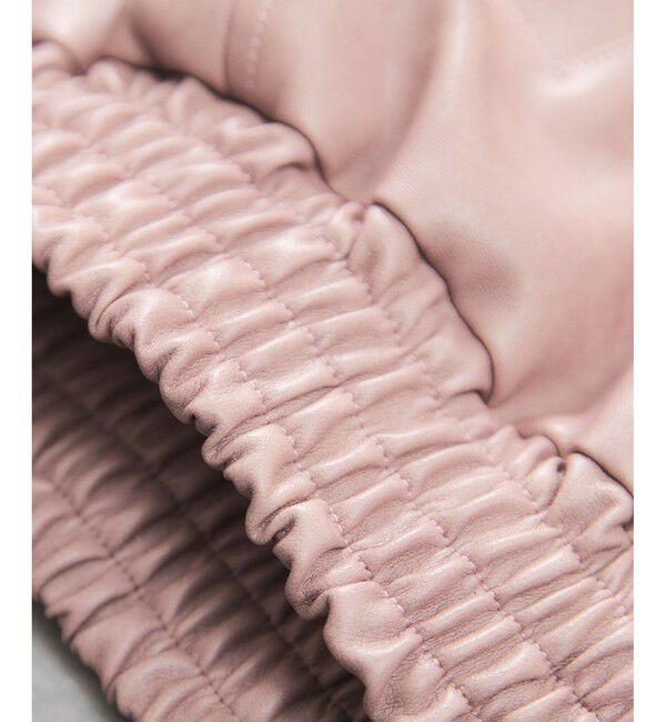 VIS「合皮＆スエードライクジップアップブルゾン」|ブルゾン・スタジャン|