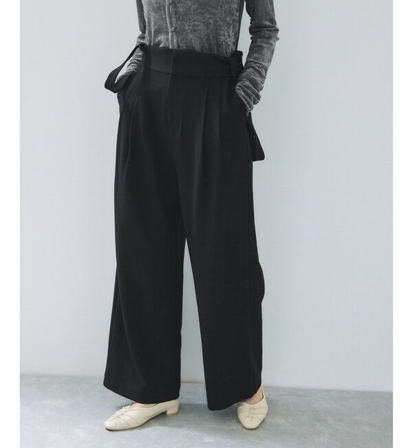 VIS「サスペンダー付き2WAYワイドパンツ」|チノ|