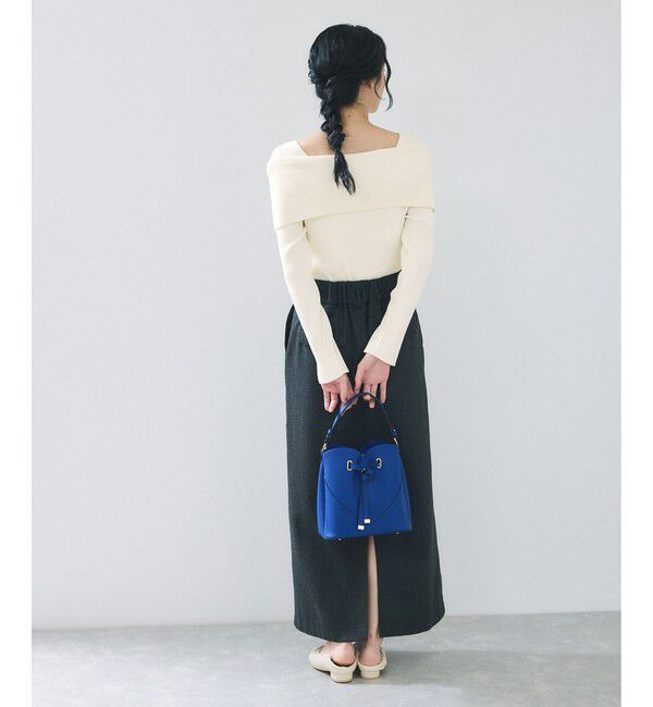 VIS「【美得】オフショルダーモチモチリブニット/好評につき再入荷」|ニット・セーター|