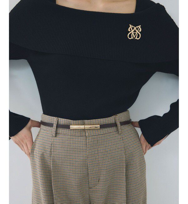 VIS「10mm幅ナローベルト」|ベルト|ブラウン(20)