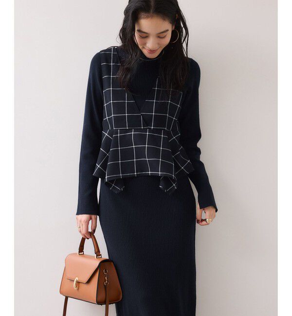 VIS「ビスチェセットニットワンピース」|ワンピース|