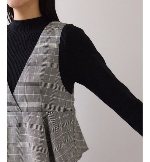 VIS「ビスチェセットニットワンピース」|ワンピース|