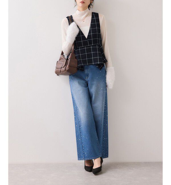 VIS「ビスチェセットニットワンピース」|ワンピース|