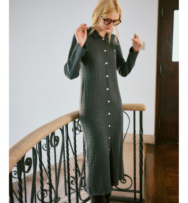 VIS「【POLO BCS】VIS別注ニットワンピース」|ワンピース|