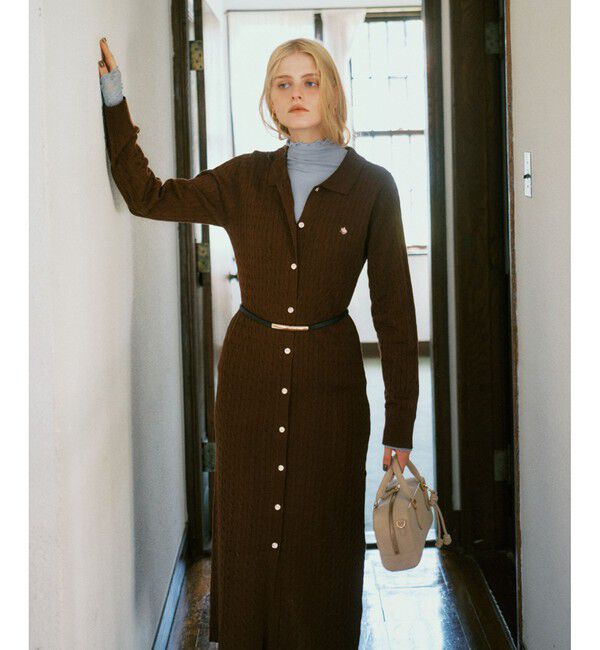 VIS「【POLO BCS】VIS別注ニットワンピース」|ワンピース|