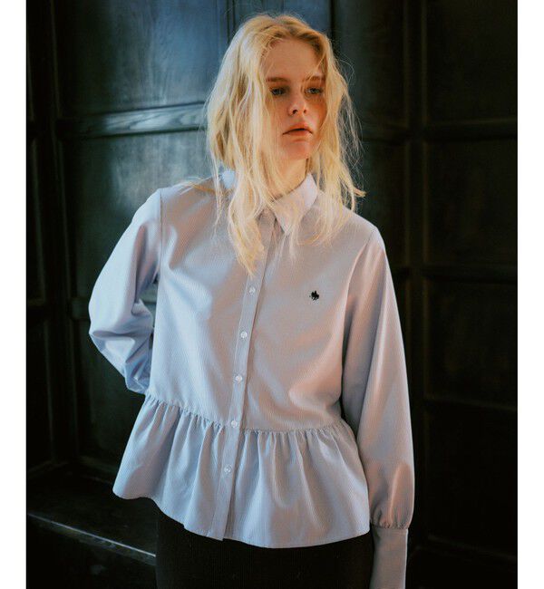 VIS「【POLO BCS】VIS別注ペプラムデザインシャツ」|シャツ・ブラウス|