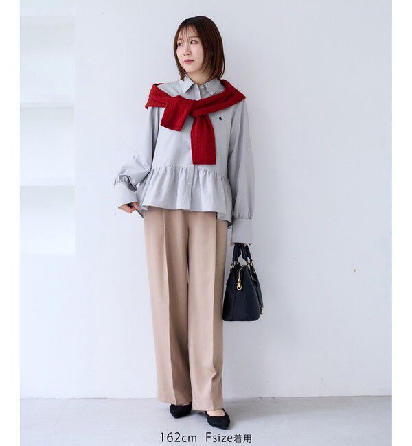 VIS「【POLO BCS】VIS別注ペプラムデザインシャツ」|シャツ・ブラウス|