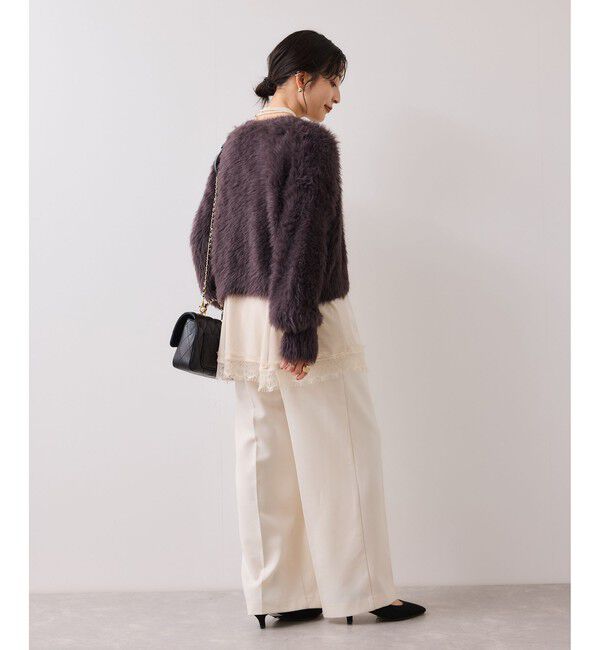 VIS「ベロアレースキャミチュニック」|チュニック|