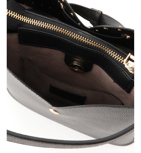 VIS「ラインストーン＆スタッズハートカットバッグ」|ショルダー・メッセンジャー|