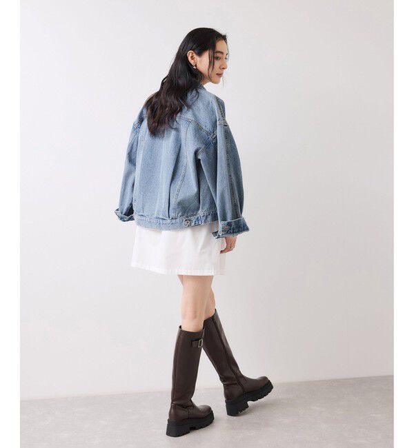 VIS「ボリュームスリーブデニムジャケット」|デニムジャケット|