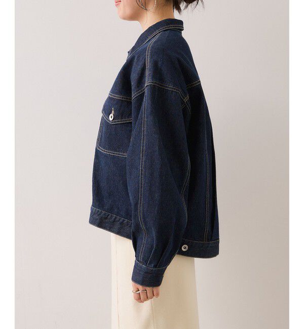 VIS「ボリュームスリーブデニムジャケット」|デニムジャケット|