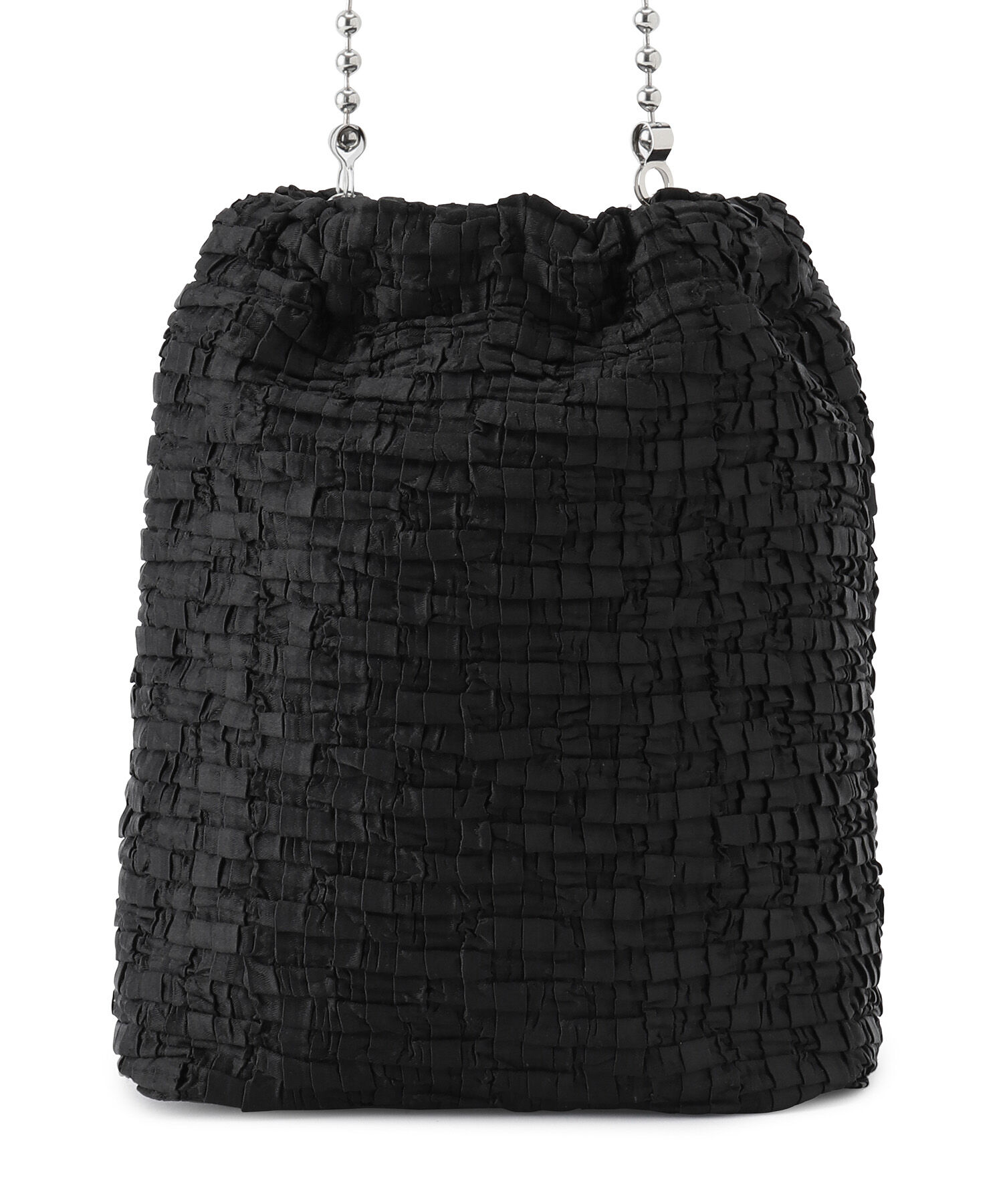 ROPE PICNIC PASSAGE「プリーツドロストリングボールチェーンショルダーバッグ」|ショルダー・メッセンジャー|