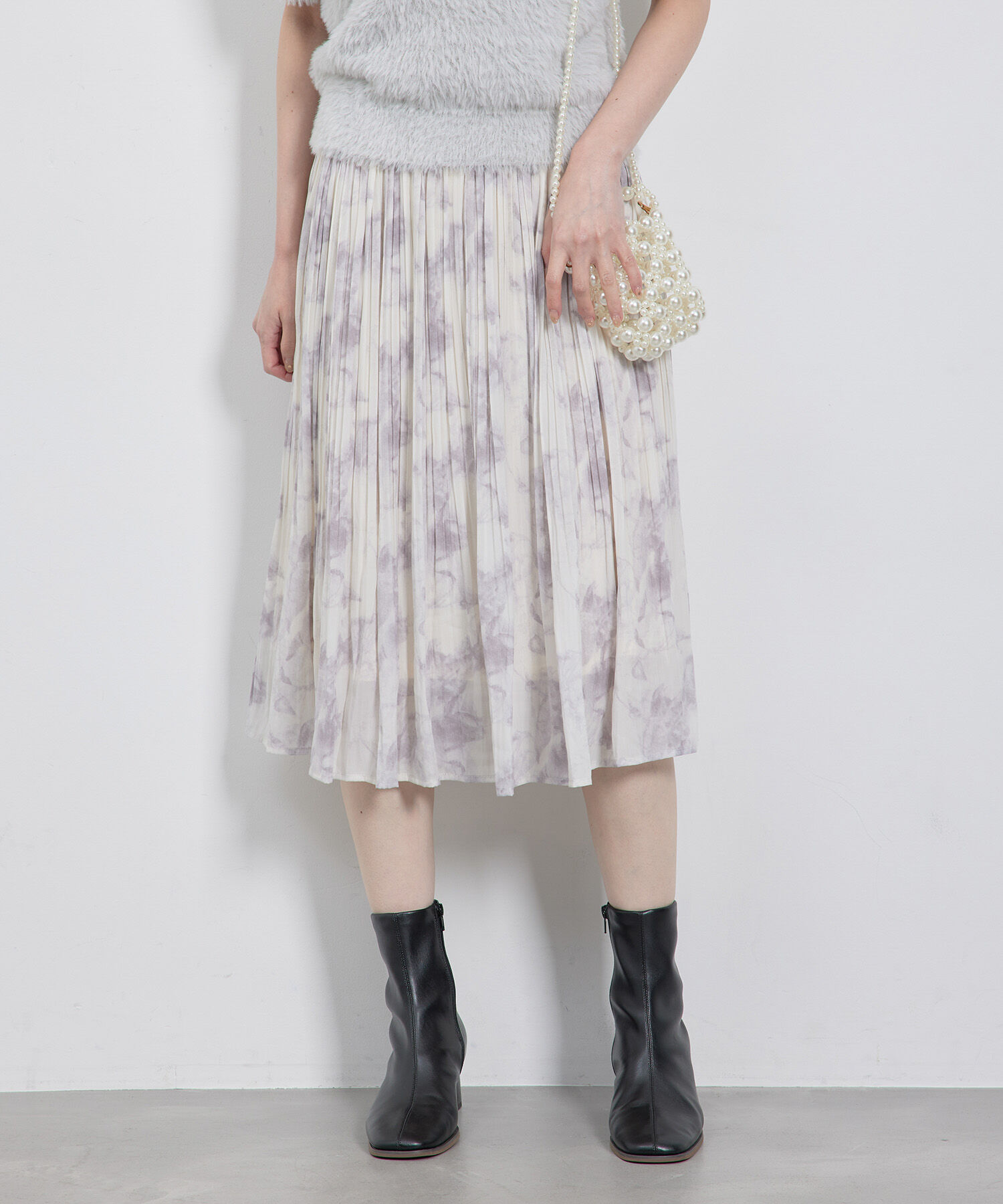 Rope&rsquo;Picnic「【新色追加】着丈が選べるエアリープリーツスカート」|スカート|