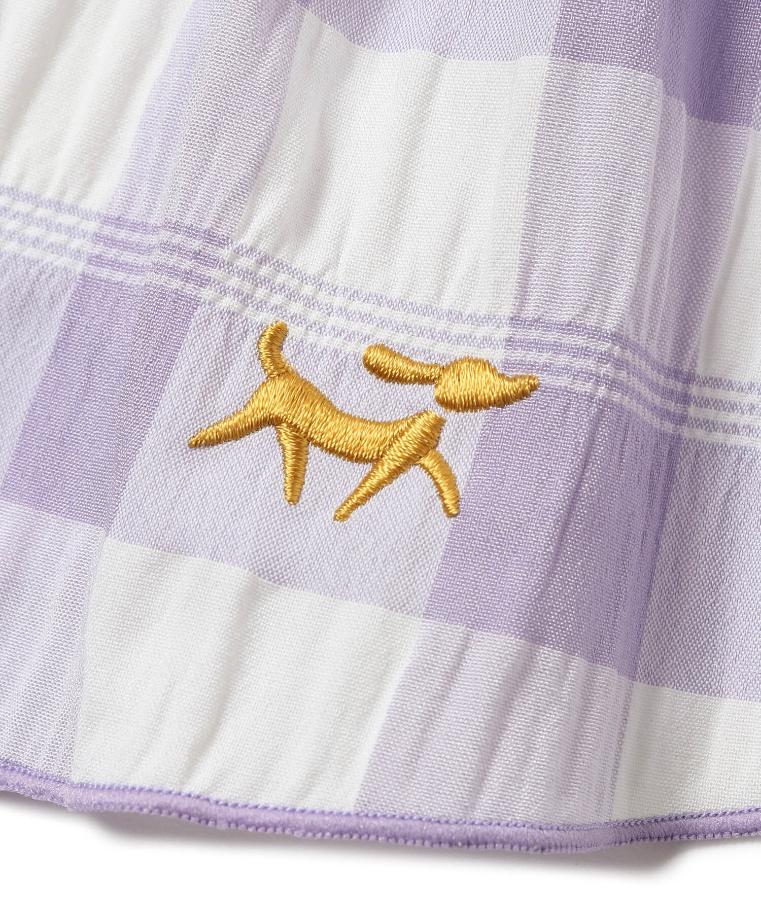 ROPE PICNIC PASSAGE「【DOG】ギンガムチェック柄ワンピース」|その他|