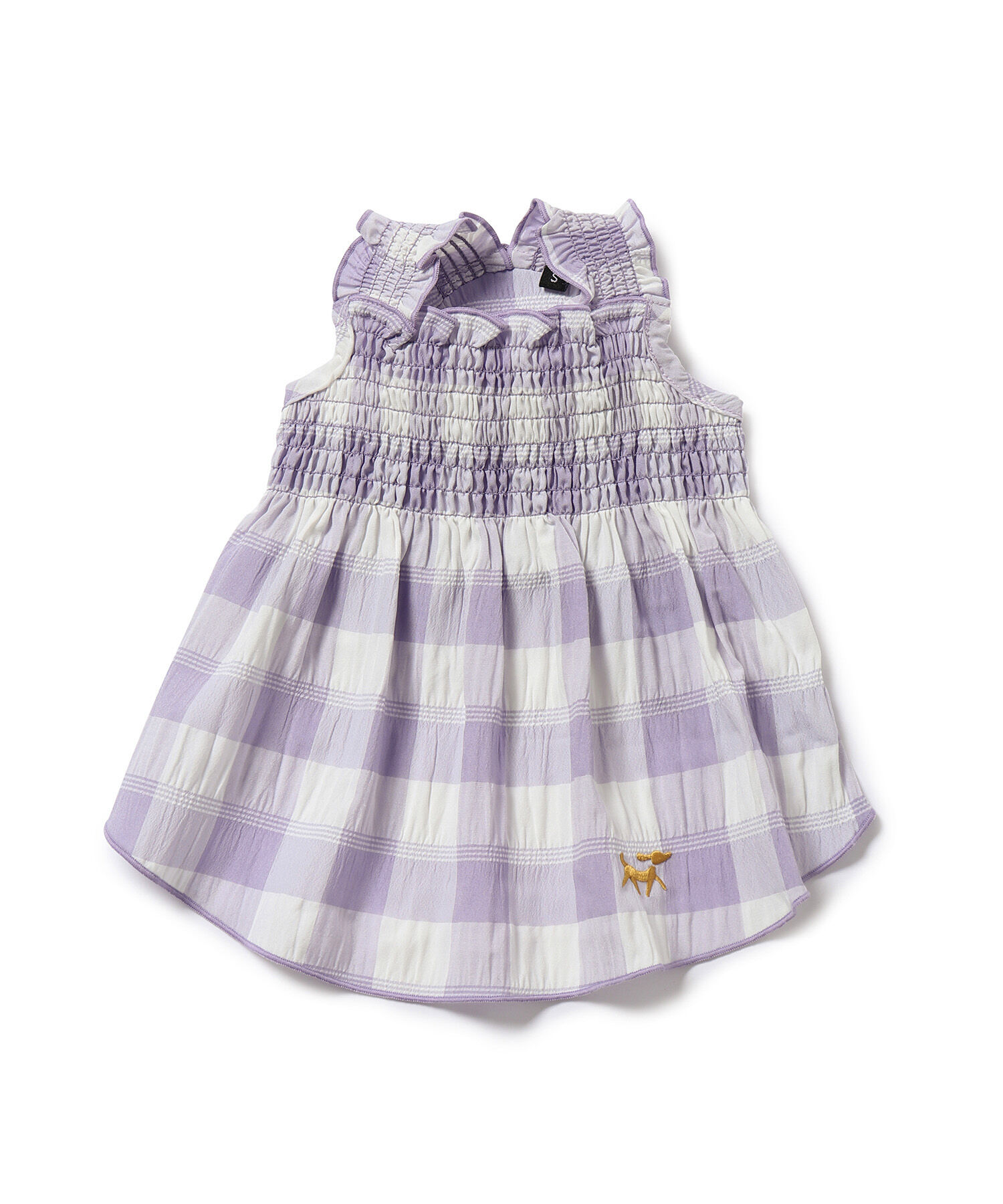 ROPE PICNIC PASSAGE「【DOG】ギンガムチェック柄ワンピース」|その他|