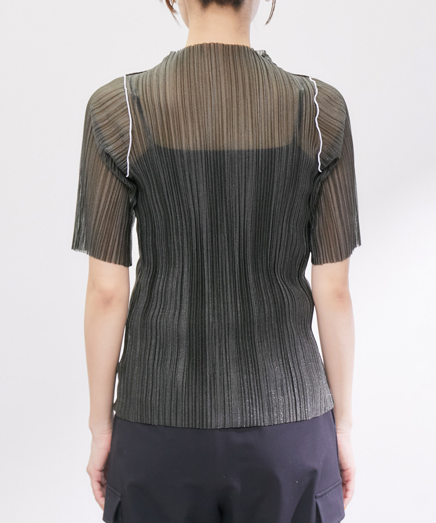 Rope&rsquo;Picnic「シアープリ－ツプチハイネックカットトップス」|Tシャツ・カットソー|