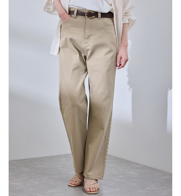 Rope&rsquo;Picnic「【新色追加】【ウエスト革命デニム】ウエストシェイプハイライズマムジーンズ」|デニム|