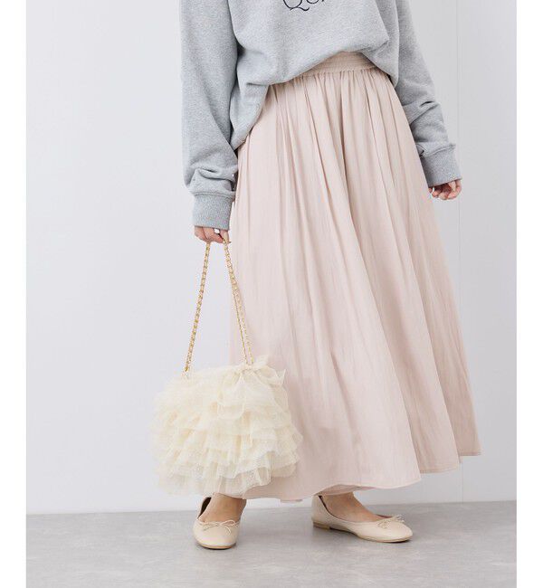 Rope&rsquo;Picnic「低身長・小柄さん向け/イージースカーチョ/UVカット・洗濯機OK」|チノ|ピンク