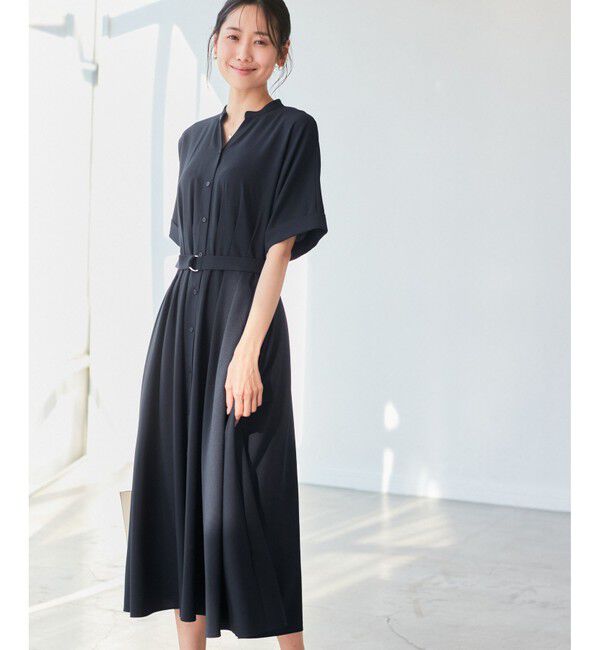 Rope&rsquo;Picnic「【3サイズ展開】シャツコンシャス半袖ワンピース」|ワンピース|