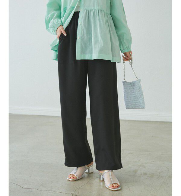 ROPE PICNIC PASSAGE「スクエアトゥチュールミュール」|パンプス|