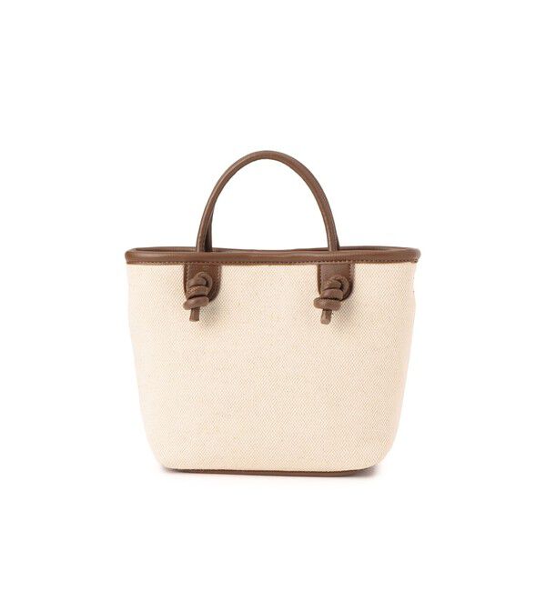 ROPE PICNIC PASSAGE「ノットハンドルキャンバスコンビミドルトート＆ショルダーバッグ」|トートバッグ|