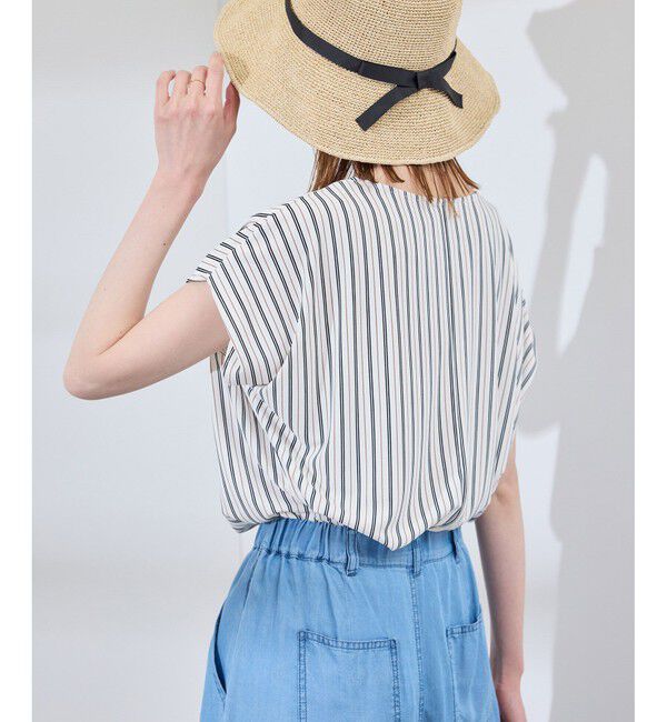 Rope&rsquo;Picnic「カットジョーゼットスキッパートップス」|Tシャツ・カットソー|