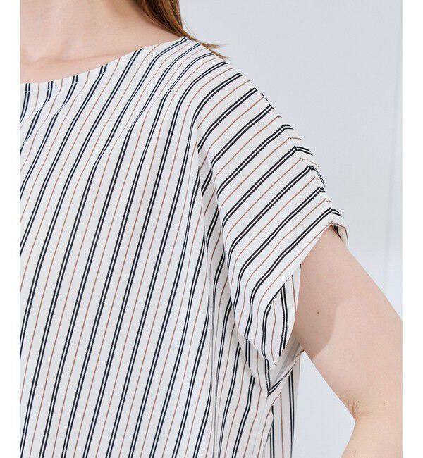 Rope&rsquo;Picnic「カットジョーゼットスキッパートップス」|Tシャツ・カットソー|