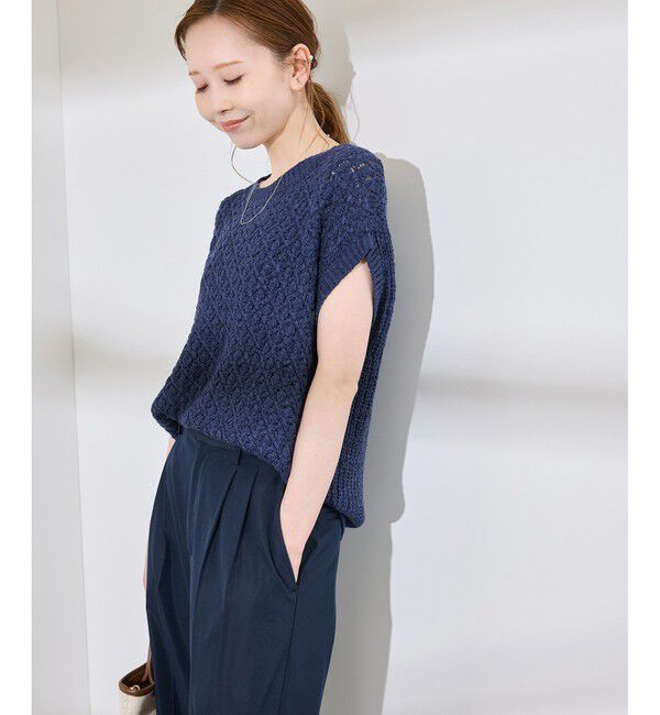 Rope&rsquo;Picnic「ポップコーン編みニットベスト」|ベスト・ジレ|
