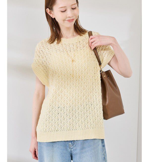 Rope&rsquo;Picnic「ポップコーン編みニットベスト」|ベスト・ジレ|