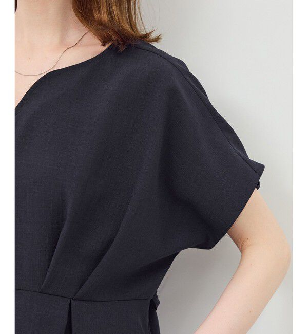 Rope&rsquo;Picnic「【接触冷感】ハートネックペプラムブラウス」|シャツ・ブラウス|