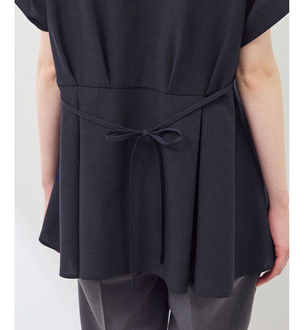 Rope&rsquo;Picnic「【接触冷感】ハートネックペプラムブラウス」|シャツ・ブラウス|