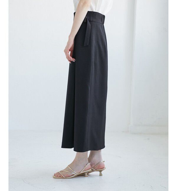 Rope&rsquo;Picnic「レディハンサムシリーズ ウールライクタックキルトスカート/セットアップ対応」|スカート|