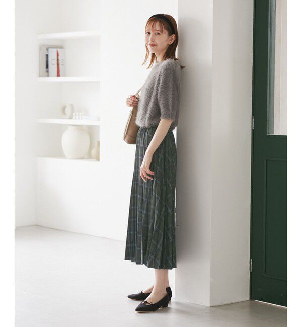 Rope&rsquo;Picnic「チェック柄プリーツスカート」|スカート|