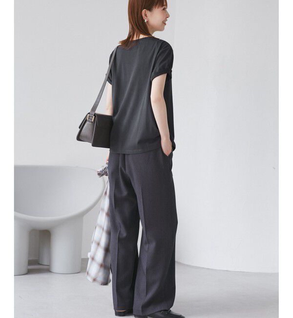 Rope&rsquo;Picnic「【UVカット・接触冷感・汗染み加工】フロッキーロゴTシャツ」|Tシャツ・カットソー|