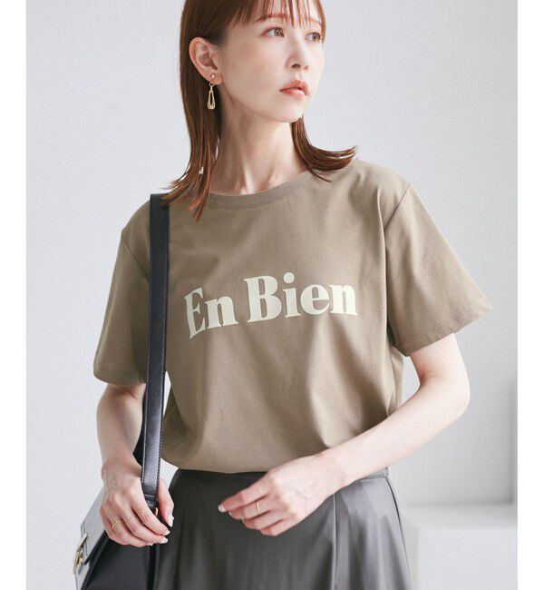 Rope&rsquo;Picnic「【UVカット・接触冷感・汗染み加工】フロッキーロゴTシャツ」|Tシャツ・カットソー|