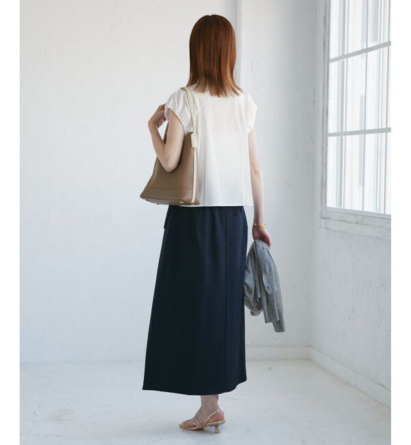 Rope&rsquo;Picnic「着丈が選べるバルーンスリーブシャツブラウス/イージーケア」|シャツ・ブラウス|