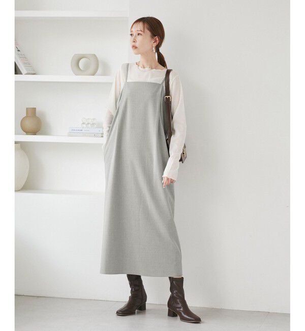 Rope&rsquo;Picnic「ストライプアイラインキャミワンピース/セットアップ対応」|ワンピース|