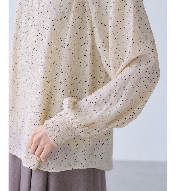 Rope&rsquo;Picnic「シャーリングカラーブラウス/2WAY」|シャツ・ブラウス|