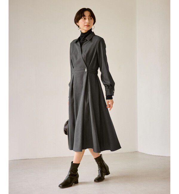 Rope&rsquo;Picnic「カシュクールシャツコンシャスワンピース」|ワンピース|