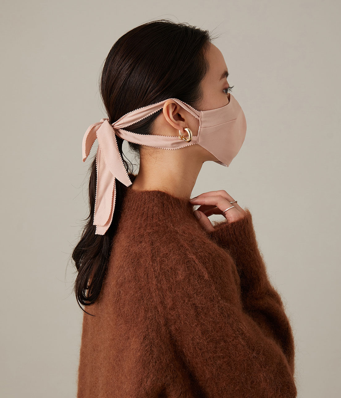 ADAM ET ROPE'「【トロワズィエムチャコ】リボンマスク」|その他|