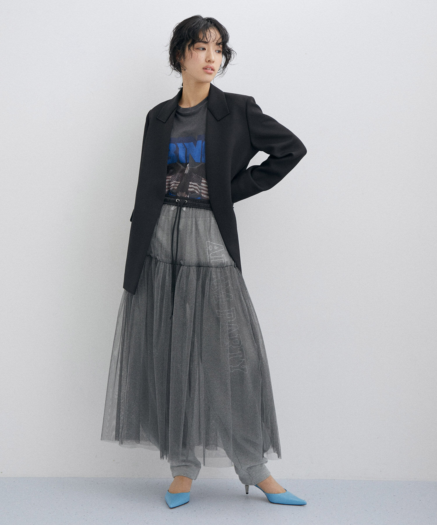 ADAM ET ROPE'「【サステナブル・セットアップ対応・オケージョン対応】シェイプフォルムシングルジャケット」|テーラードジャケット|