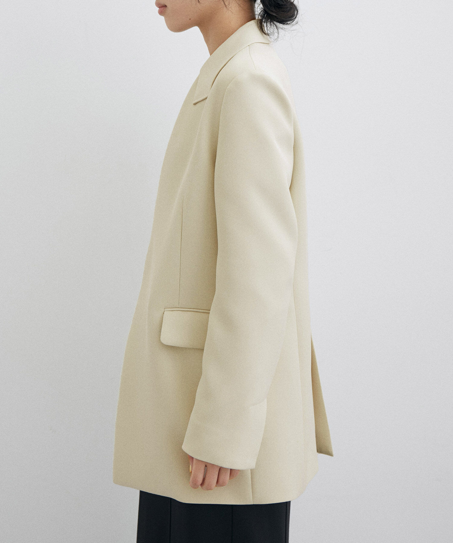 ADAM ET ROPE'「【サステナブル・セットアップ対応・オケージョン対応】シェイプフォルムシングルジャケット」|テーラードジャケット|