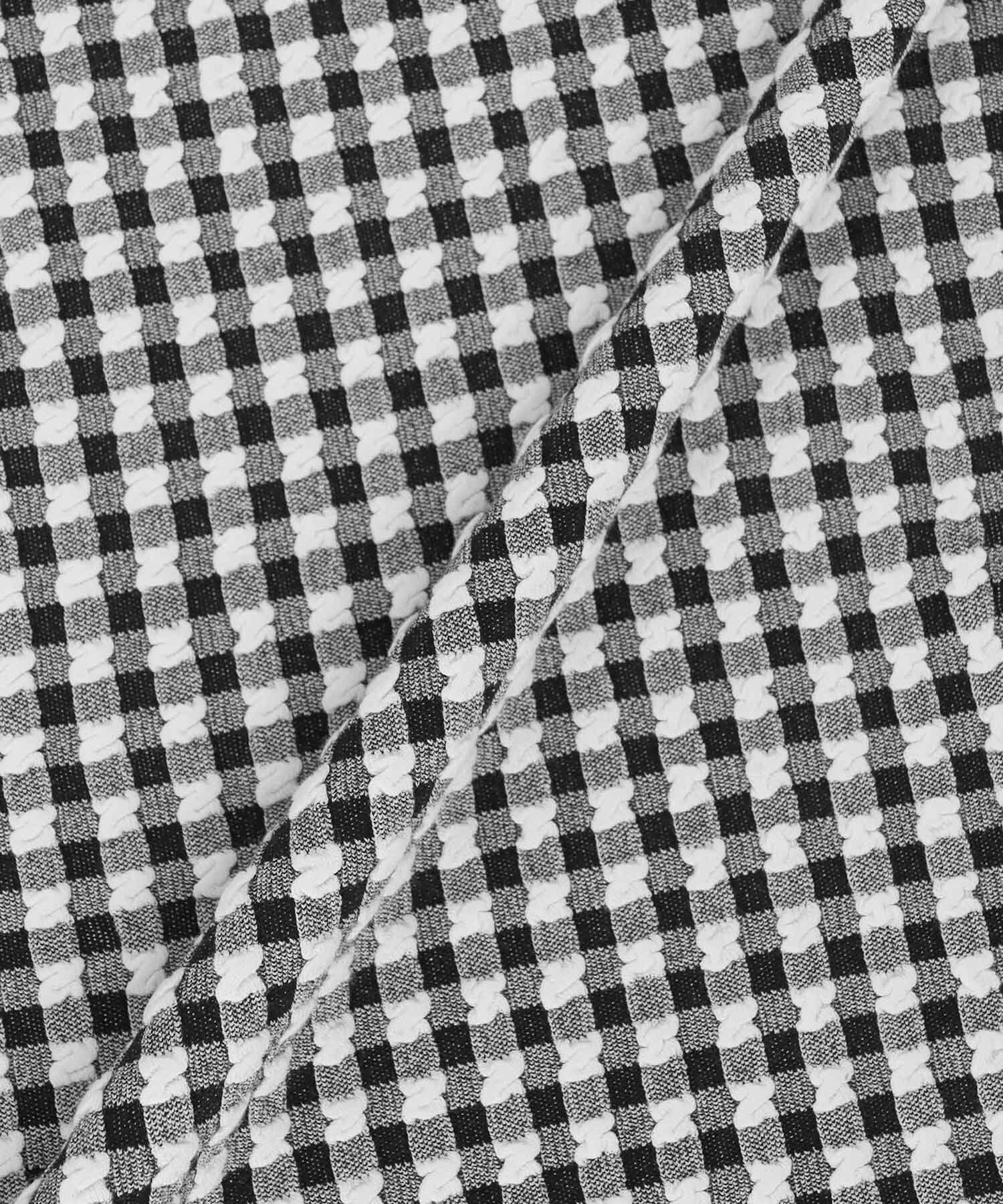 ADAM ET ROPE'「【サステナブル・セットアップ対応・WEB限定】チェック＆リブニットブラトップ」|チューブトップ|