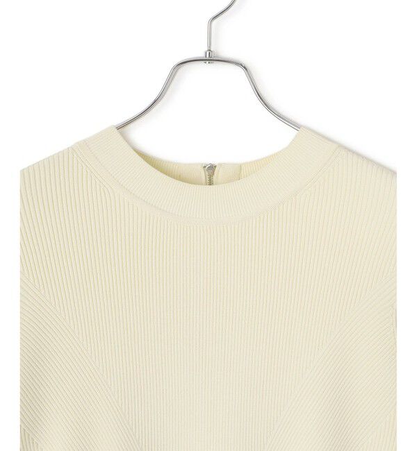 ADAM ET ROPE'「【再入荷】・【サステナブル】ペプラムコンビニットプルオーバー」|ニット・セーター|