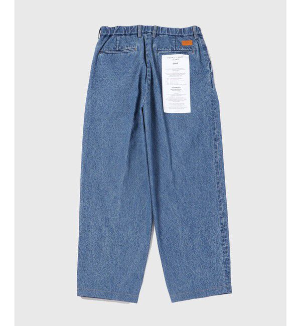 ADAM ET ROPE'「ワイド イージー ブリーチ デニムパンツ / ADAM ET ROPE' JEANS -GRID-」|デニム|