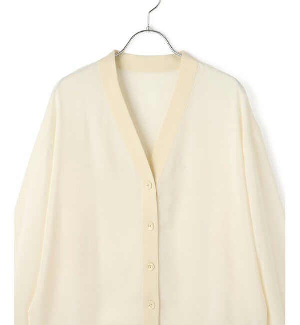 ADAM ET ROPE'「【接触冷感】ハイツイストボイルカーディガン」|カーディガン|