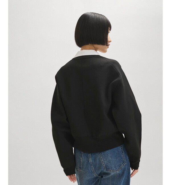 ADAM ET ROPE'「【WEB限定】・【サステナブル】カラー付きカーディガン」|カーディガン|